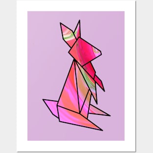 Geometric Rabbit Posters and Art